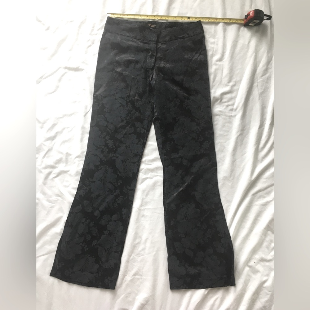 Vintage Patricia Kyle of LA, black textured dress pants.